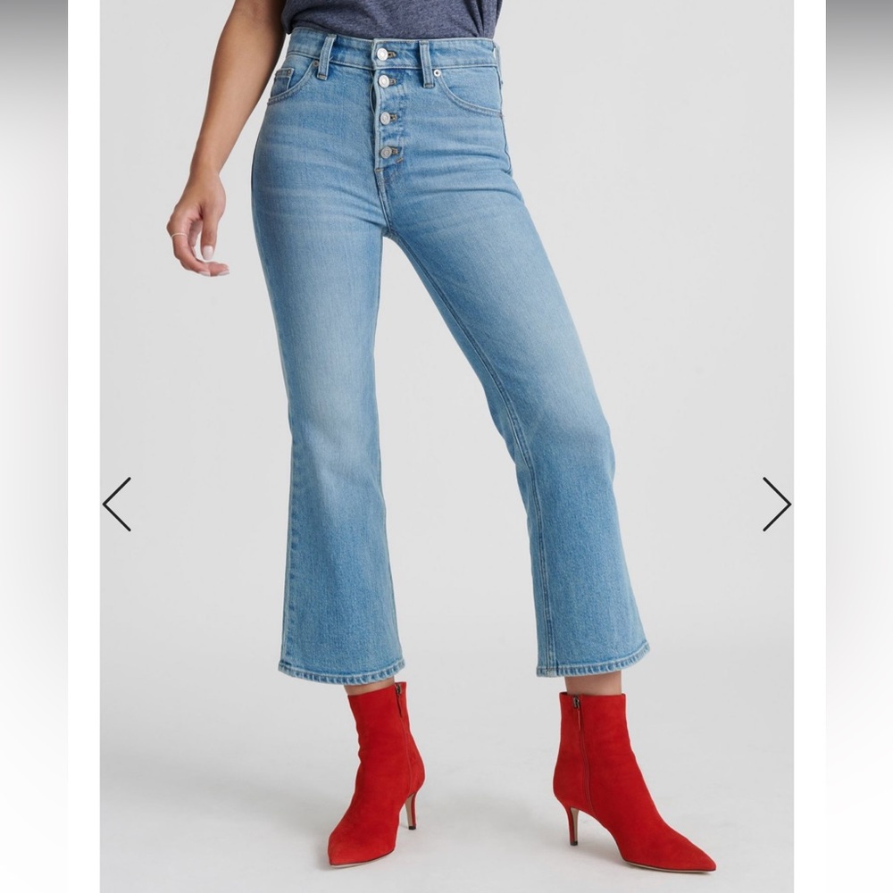 Lucky Brand Bridgette Crop Flare Jeans